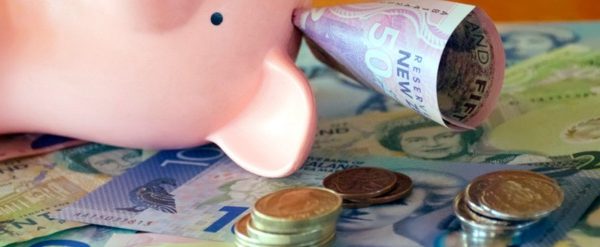 A piggy bank with cash. Representing cashflow.