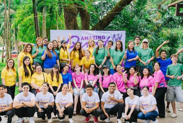 ClockworX Manila outsourced bookkeeping team at their year-end team building event with Founder Angela Fisher, highlighting integrated culture and trusted bookkeeping outsourcing.